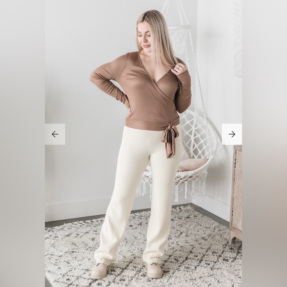 Never worn Silver Icing wrap around top - Picture 3 of 6